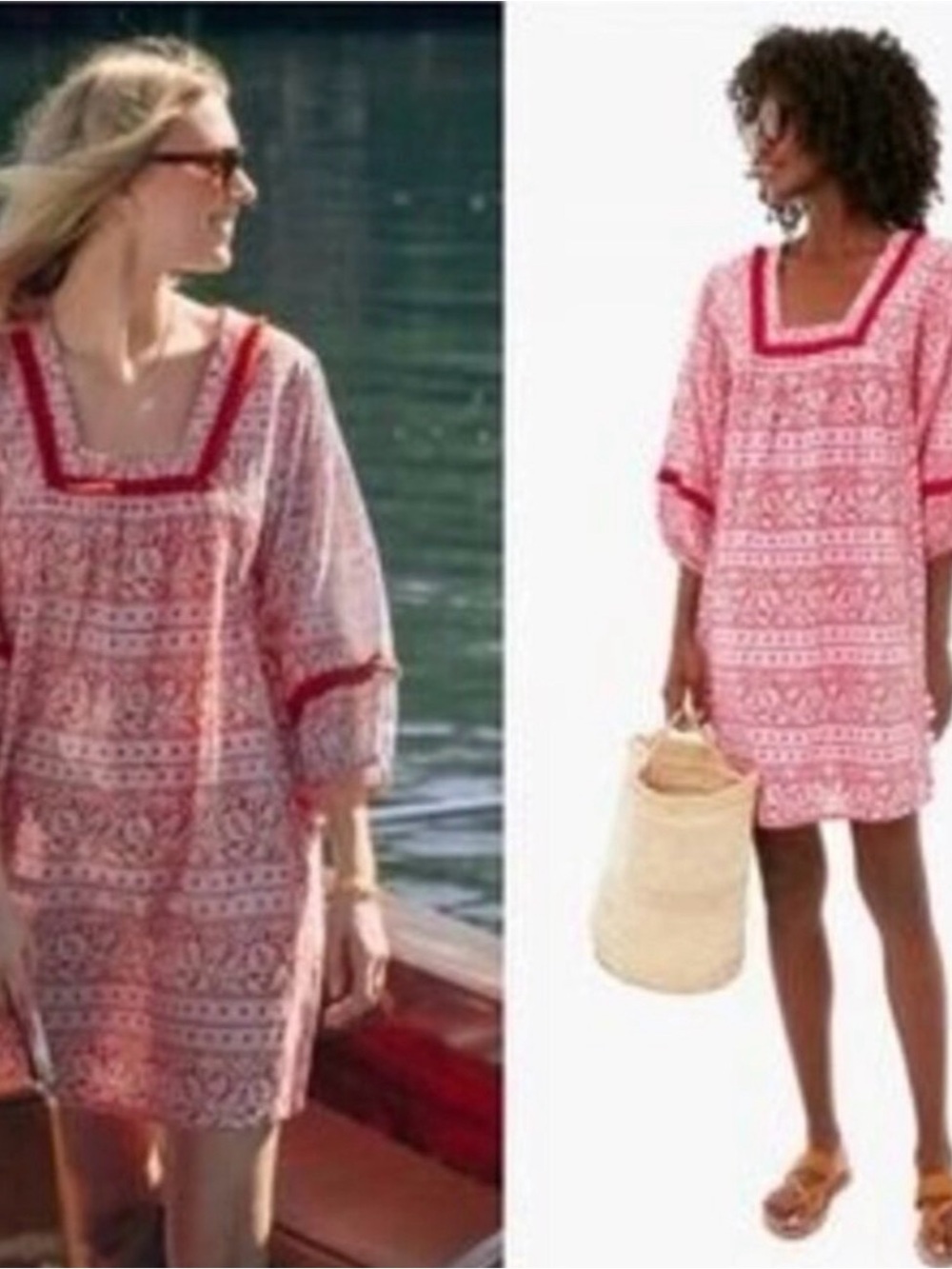 ⭐️NWT Tuckernuck Pink City Prints Candy Daisy Rah Rah Dress⭐️ - Picture 2 of 8